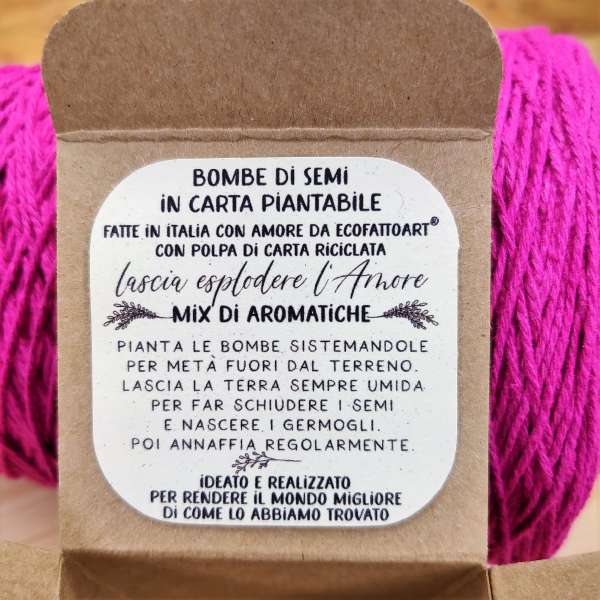bomboniere bombe di semi ECOFATTOART
